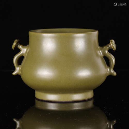 Chinese Tea Dust Glazed Porcelain Cup