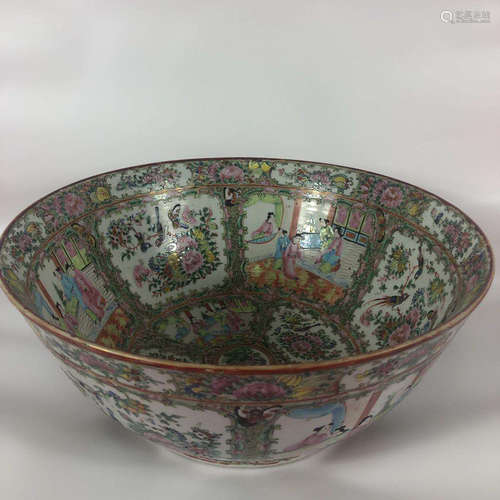 Chinese Canton Enamel Porcelain Bowl