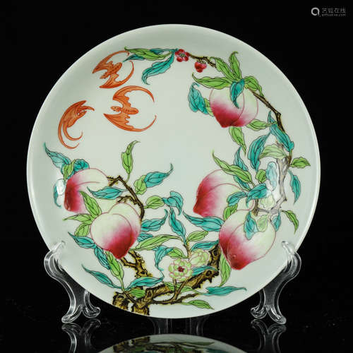 Chinese Famille Rose Porcelain Plate