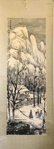 Chinese Ink And Color Landscape Painting