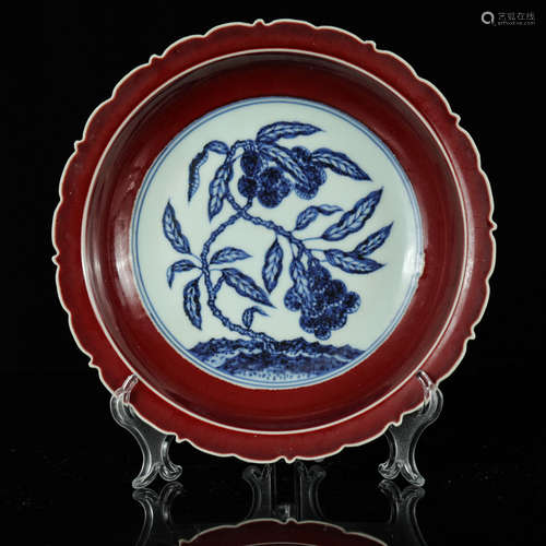 Chinese Blue White Porcelain Plate