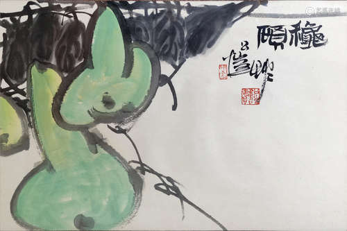 Chinese Abstract Painting On Paper