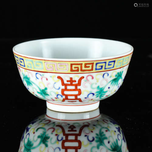 Chinese Famille Rose Porcelain Bowl