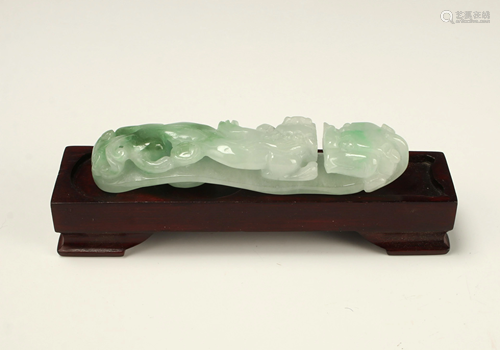 JADE DRAGON BELT BUCKLE