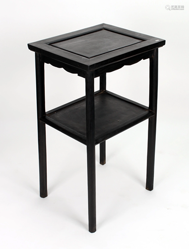 TWO TIER ZITAN END TABLE