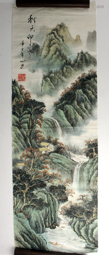 CHINESE LANDSCAPE PAINTING ON RICE PAPER