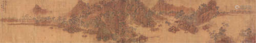 文徵明(1470-1559) 江南春色图 设色 绢本手卷