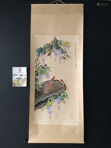 A Painting Of Brid&Floral, Tang Yun Mark