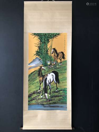 A Painting Of Horse, Xu Beihong Mark