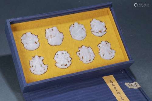 Set Of Hetian Jade Pendants