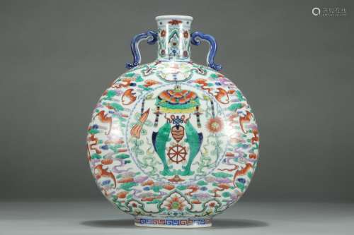 A Qianlong-Nianzhi Mark Doucai Vase