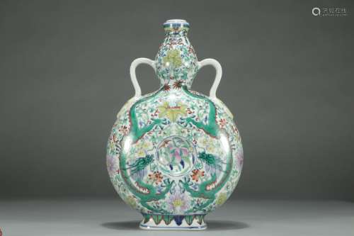 A Qianlong-Nianzhi Mark Doucai Gourd Vase