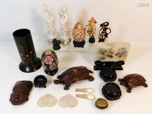 A quantity of mixed Chinese & other Oriental items