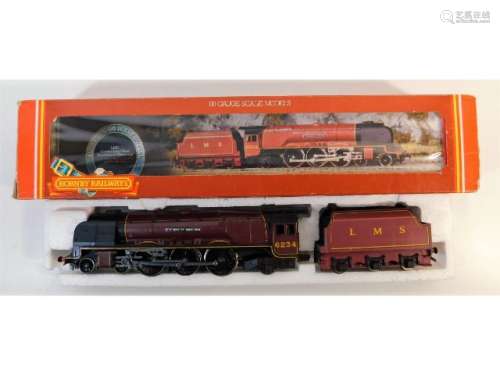 A boxed 00 gauge Hornby model trains: 'Duchess Of