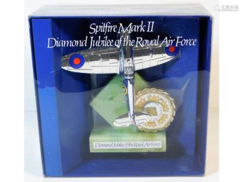 A boxed Dinky Spitfire MkII Diamond Jubilee of Roy