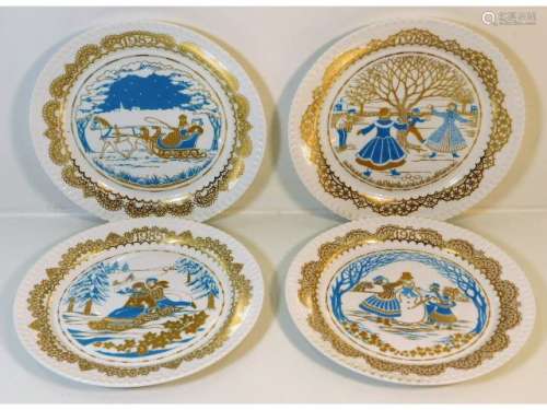 Four Spode Christmas plates - 1982, 1983, 9185 & 1