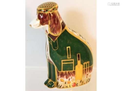 A Royal Crown Derby limited edition hound figure p