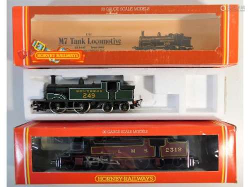 Two boxed 00 gauge Hornby model trains: R505 LMS 2
