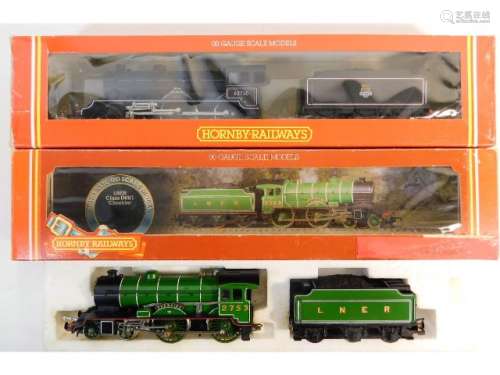 Two boxed 00 gauge Hornby model trains: R378 LNER