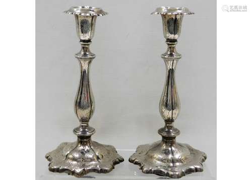 A pair of Henry Wilkinson & Co. 1877 Sheffield sil