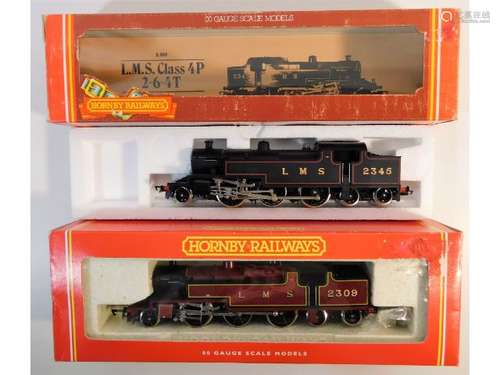 Two boxed 00 gauge Hornby model trains: R299 LMS 2