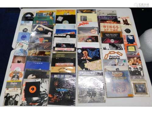 A quantity of approx. 46 vinyl LP's including Blon