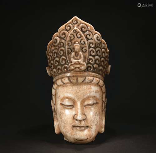 A jade buddha head