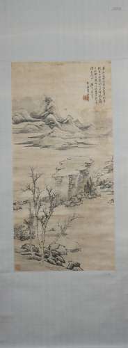 A Li yongchang's landscape painting