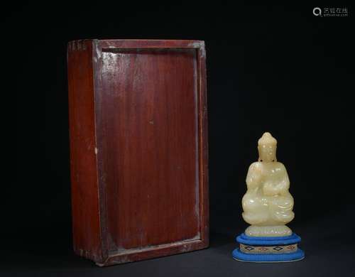 A jade statue of buddha