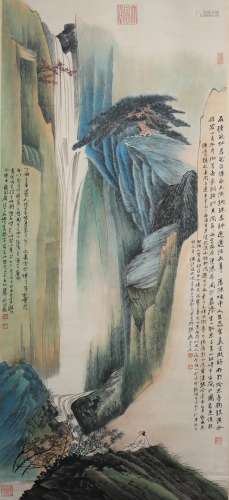 A Zhang daqian' painting