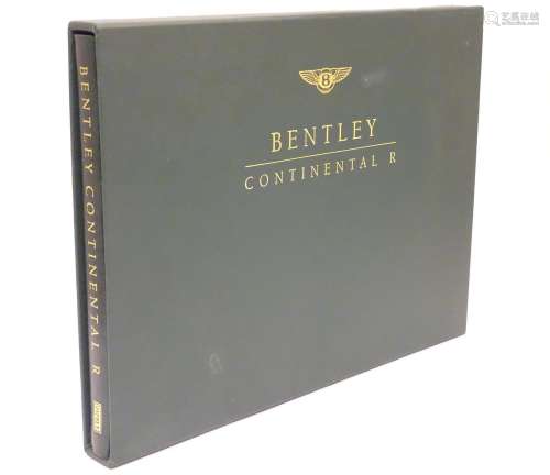 Book : Bentley Continental R (Ian Adcock, pub. Osprey Automotive 1992) First edition, bound in green