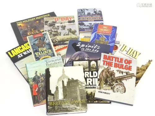 Books: a collection of 20thC military books, to include 'The Military Paintings of Terence Cuneo' (