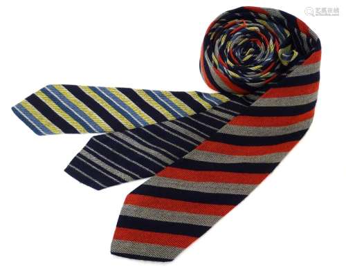 3 cashmere ties from Donaldson Williams & G Ward Ltd of Saville Row (3) Please Note - we do not make