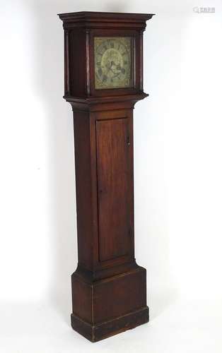 Reading , Berkshire interest : Charles Packer 1747 - 1808 : An 18thC oak cased longcase clock,