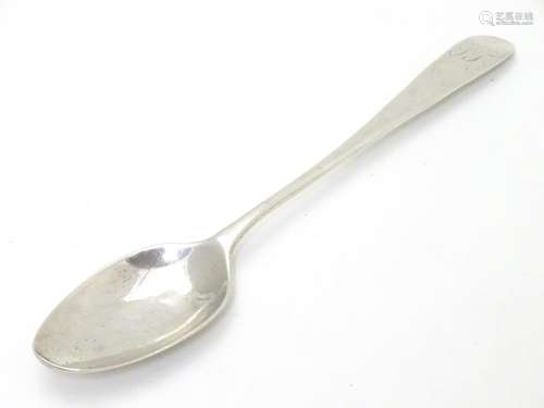 A Geo III Old English teaspoon hallmarked London 1811 maker Peter & William Bateman. 4 3/4