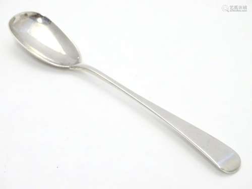 A Geo IV silver mustard spoon hallmarked Exeter 1829 maker William Woodman 4 3/4