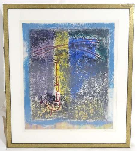 Mark Andrew Godwin (b. 1957), Limited edition colour etching, no. 5/200, Graphos II. Signed,