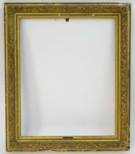 An early 19thC picture frame. Approx. 29 1/2