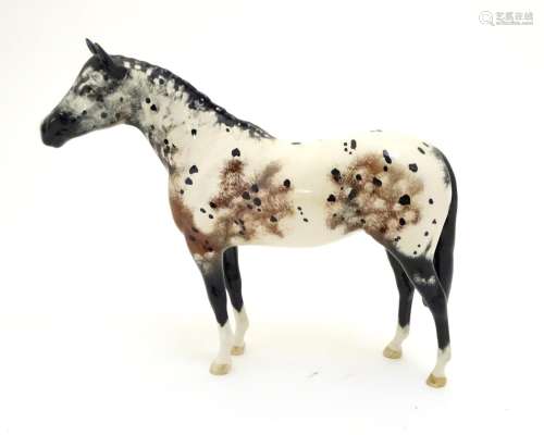 A Beswick model of a horse / Appaloosa Stallion model 1772. Marked under with circular backstamp.