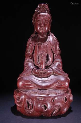 An Agarwood Guanyin Ornament