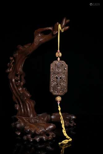 An Agarwood Pendant