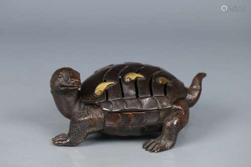 A Bronze Censer Of Turtle Shaped