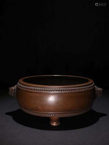 A Bronze Censer With Mark