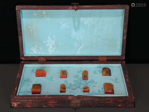 Set Of Tianhuang Stone Seals