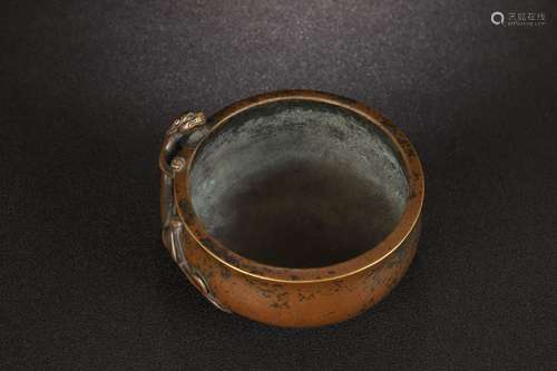 A Bronze Dragon Censer