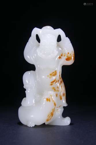 A Hetian Jade Figure Ornament