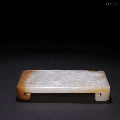 A Hetian Jade Ink Bed