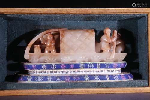 A Hetian Jade Figure-Story Ornament