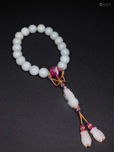 A Hetian Jade Bracelet