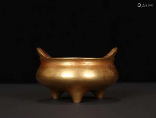 A Gilt Bronze Censer